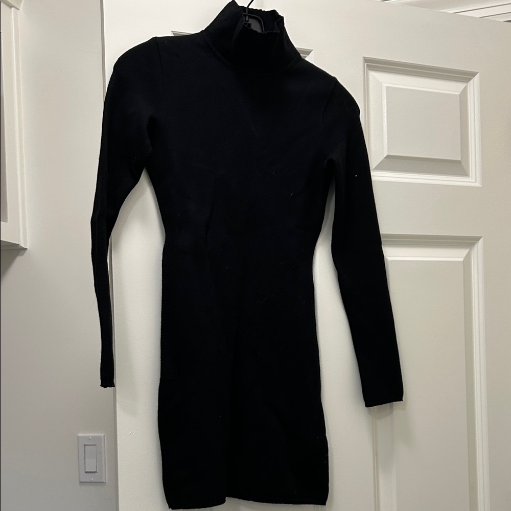 Black Versace sexy Sweater Dress